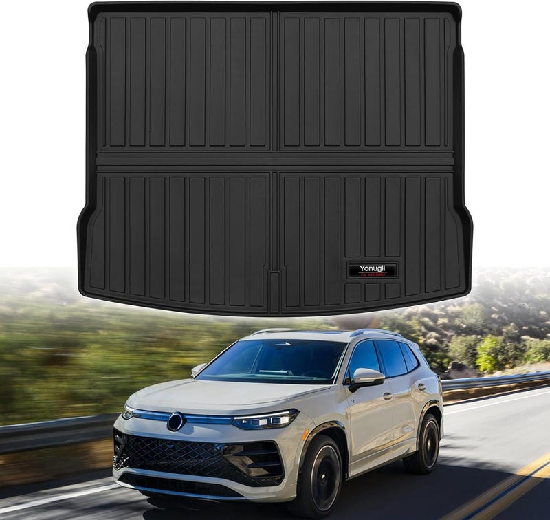 Yonugli Custom for 2018-2024 VW Tiguan 5 Seat Cargo Mats Trunk Liner All Weather TPE Protection Mat Accessories (for 2018-2024 VW Tiguan) - Image 3